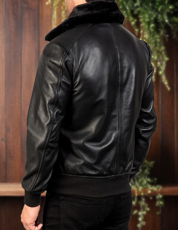 Albie Leather Jacket - Image 2